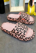 Load image into Gallery viewer, Adult and Kid Leopard Thick Sole Slippers
