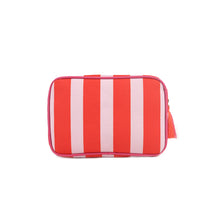 Load image into Gallery viewer, Striped Cosmetic Bag
