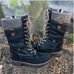 Women's Woolen Mid Mouth Boots