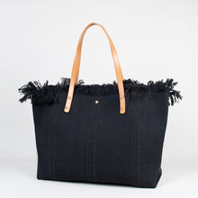 Load image into Gallery viewer, Fringed Embroidered Beach Bag
