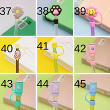 Load image into Gallery viewer, Cartoon Silicone Straw Cover(moq:3)
