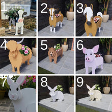 Load image into Gallery viewer, Animal Flower Planter
