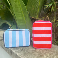 Load image into Gallery viewer, Striped Cosmetic Bag
