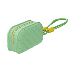 Colored Quilted Wristlet