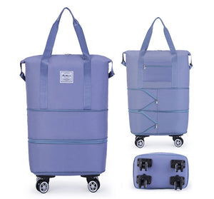 Compactable Bag with Removable Wheels