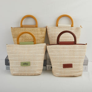 Custom Straw Tote Bag