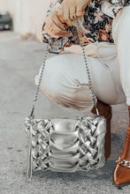 Load image into Gallery viewer, Woven Textured Fashion Leather Shoulder Bag
