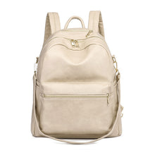 Load image into Gallery viewer, Convertible Vintage Leather Large Backpack
