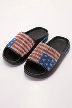 Load image into Gallery viewer, American Flag Thick Sole Slippers
