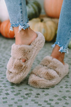 Load image into Gallery viewer, Fluffy Double Band Slippers
