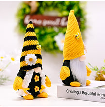 Load image into Gallery viewer, Cute Bee and Flower Decor Faceless Gnome
