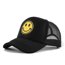 Load image into Gallery viewer, Smiley Face Trucker Hat
