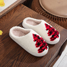 Load image into Gallery viewer, Christmas Tree Cutton Slippers
