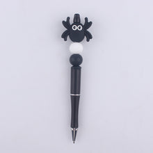 Load image into Gallery viewer, Halloween Pumpkin Spider Silicone Beaded Pen(MOQ:3)
