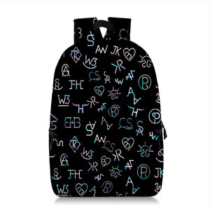 Printed Backpack