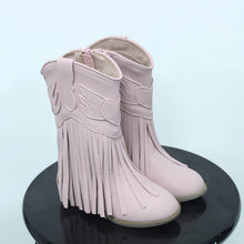 Load image into Gallery viewer, Kid Tassel Heart Wings Boots
