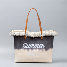 Load image into Gallery viewer, Summer Vibes Canvas Tote Bag
