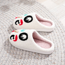 Load image into Gallery viewer, Valentine Theme LOVE Graphic Fuzzy Slipper
