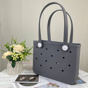 Solid Color EVA Beach Tote