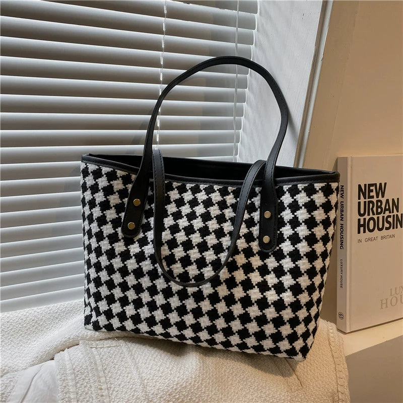 Checkered Tote