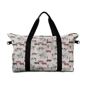 Custom Western Print Duffle Bag