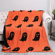 Load image into Gallery viewer, Half Fleece Ghost Blanket
