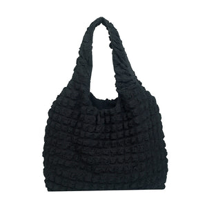 Puffy Texture Casual Shopping Bag