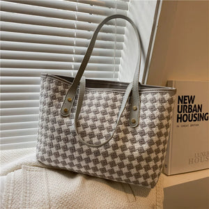 Checkered Tote