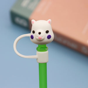 Cartoon Silicone Straw Cover(moq:3)