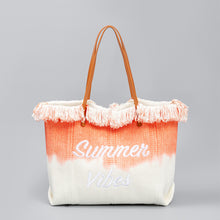 Load image into Gallery viewer, Summer Vibes Canvas Tote Bag
