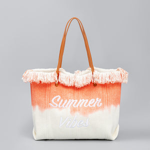 Summer Vibes Canvas Tote Bag