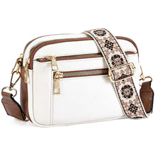 Load image into Gallery viewer, Colorblock Multi-Function Zipper Crossbody Bag
