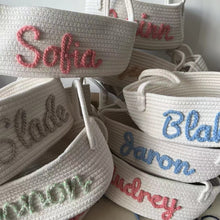 Load image into Gallery viewer, Personalized Name Baby Storage Basket
