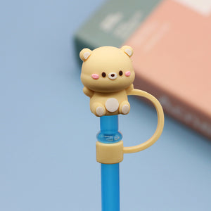 Cartoon Silicone Straw Cover(moq:3)