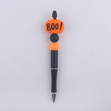 Load image into Gallery viewer, Halloween Pumpkin Spider Silicone Beaded Pen(MOQ:3)
