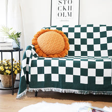 Load image into Gallery viewer, Checkerboard Sofa Throw Blanket
