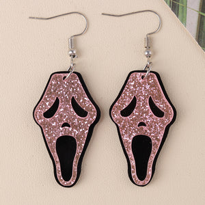 Halloween Ghost Face Earrings(moq 2)