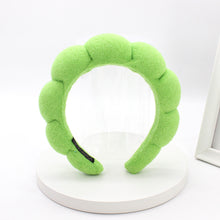 Load image into Gallery viewer, Terry Cloth Sponge Twist Headband
