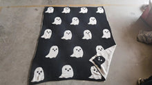 Load image into Gallery viewer, Half Fleece Ghost Blanket
