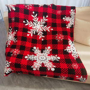 Half Fleece Christmas Blanket