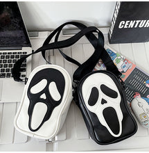 Load image into Gallery viewer, Wacky Ghost Skull Crossbody Bag
