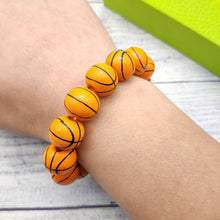 Load image into Gallery viewer, Soccer Volleyball Wooden Bead Bracelet|3pcs
