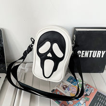 Load image into Gallery viewer, Wacky Ghost Skull Crossbody Bag
