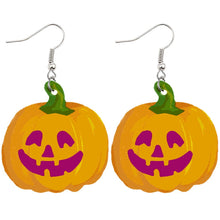 Load image into Gallery viewer, Halloween Faux Leather Earrings（MOQ3, color can mix）
