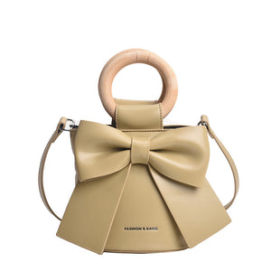 Bow Fashion Bucket Bag