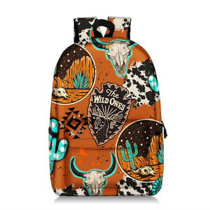 Printed Backpack