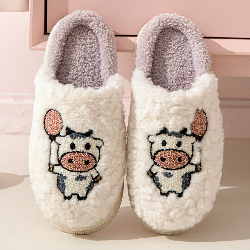 Cute Cow House Slipper