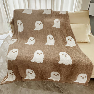 Half Fleece Ghost Blanket