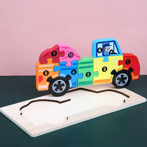 Animal Cartoon Three-Dimensional Puzzle Toy