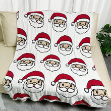 Load image into Gallery viewer, Chrismas Theme Half-Fleece Blanket
